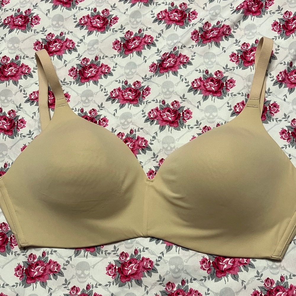 💐2/$25💐 Wacoal Comfort First Wire Free T-Shirt Bra Sz 36DD Sand - Picture 5 of 7